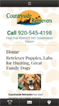 Mobile Screenshot of countrysideretrievers.com