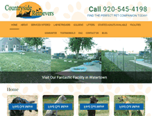 Tablet Screenshot of countrysideretrievers.com